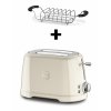 Novis ToasterT2 Brotwaermer creme