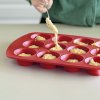 Forma coox na muffiny 12 ks, červená
