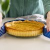 Forma coox QUICHE průměr 26 cm se skleněnou základnou a nožičkami, modrá