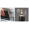 Chladič na víno/pivo mini Vacu Vin -  černý