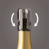 Zátka na sekt Vacu Vin -  nerez