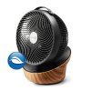 Cirkulační ventilátor v dekoru dřeva Clean Air Optima CA-403 Smart