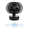 Cirkulační ventilátor s ionizátorem Clean Air Optima CA-404, černá