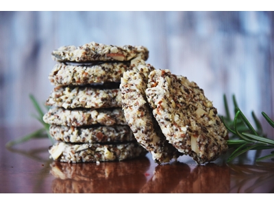 Krekry s vôňou rozmarínu