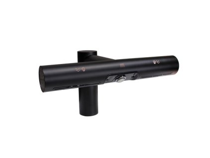 Umývadlová batéria a sušič rúk Jet Dryer AIRTAP kulatá Čierny lak