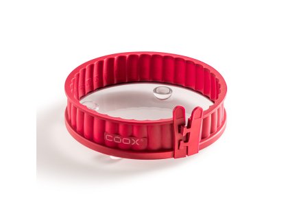 Forma coox QUICHE Mini se skleněnou základnou průměr 18 cm, červená