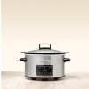 CSC111X CROCKPOT 3.5L SIZZLE STEW STAINLESS LIFESTYLE STRAIGHT ON NO FOOD