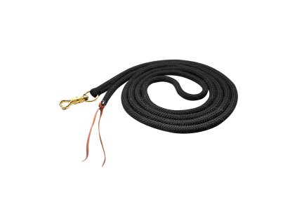 Lano westernové pro horsemanship, cca 4,2 m (Barva černá)