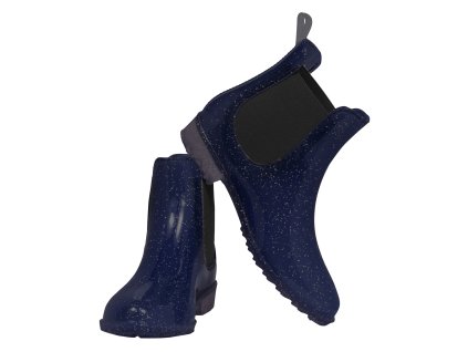 Pérka jezdecká gumová Sparkle Waldhausen (Barva půlnoční modrá, Velikost 30)