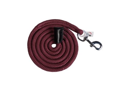 Vodítko HKM Carlotta s klasickou karabinou, polyester‑kůže, 180 cm