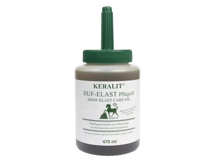 Olej na kopyta se štětečkem Keralit Hoof-Elast