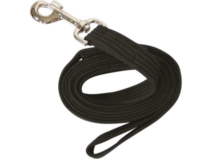 Bavlněné vodítko s niklovou karabinou, délka 2 m.