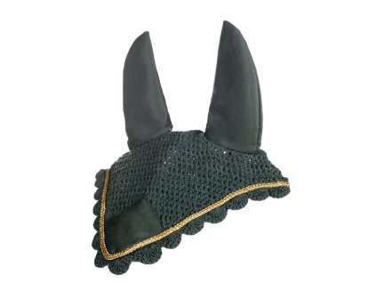 Čabraka HKM tmavě zelená se zlatou šnůrou