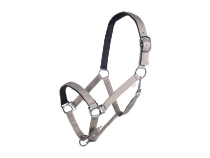 Měkce podložená ohlávka STARS SOFT HKM – béžová