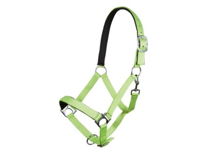 Ohlávka Stars Softice SOFT HKM – neonově zelená