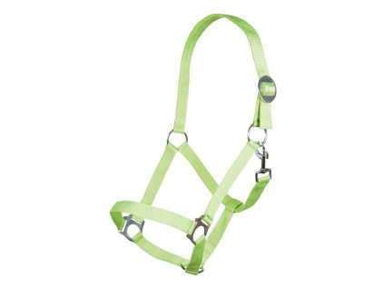 Ohlávka Stars Economy Softice HKM – neonově zelená