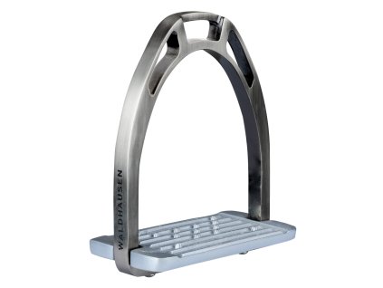 Třmeny hliníkové Waldhausen (Barva šedá, Velikost 12 cm)