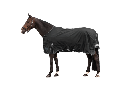 Deka pro koně SCANDIC, Light (Barva černá, Velikost 125 cm)