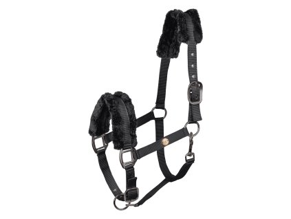 Ohlávka Modern Rose Waldhausen (Barva černá/antracitová, Velikost VB)