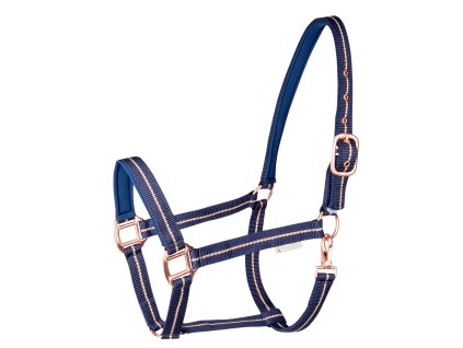 Ohlávka Rosé Waldhausen (Barva půlnoční modrá, Velikost WB)