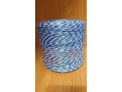 Lanko pro elektricky ohradnik prumer 3 mm 500 m modro bile 2005202509501929368