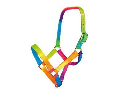 Nylonová ohlávka SHETTY multicolor HKM