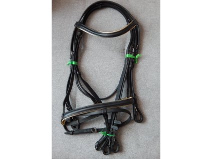 Kozena uzdecka vcetne otezi zlate podlozeni 1805202316015820940