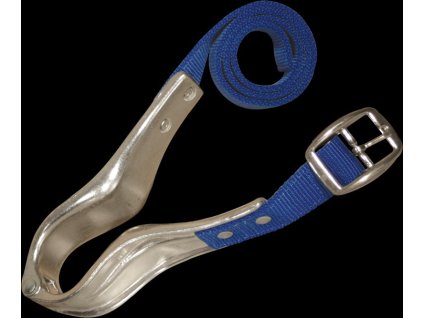 Klkaci remen kovovy s nylonovym paskem modry 2907201416024392851