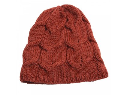 Pletena cepice Senta Waldhausen cihlova 0111201311102829874