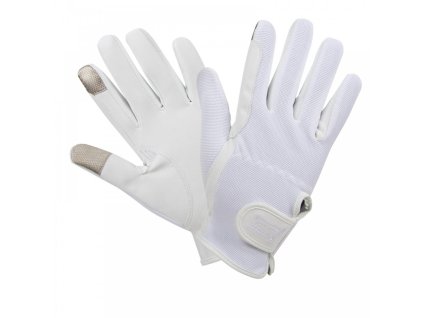 Jezdecke rukavice ELT Touch One bile 2002201414171946858