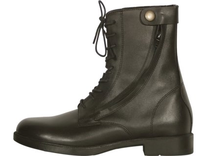 Jezdecká kožená perka šněrovací Kentaur boční zip