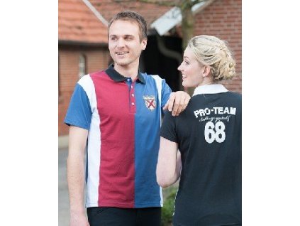 Jezdecke panske polo triko HKM PRO TEAM 2001201512225282271