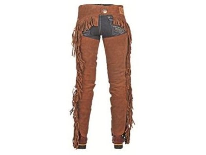 Show chaps dlouhé s třásněmi HKM