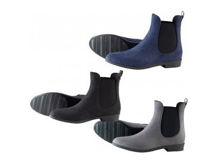 Jezdecké boty kotníkové TINGE PFIFF – semišové, nepromokavé