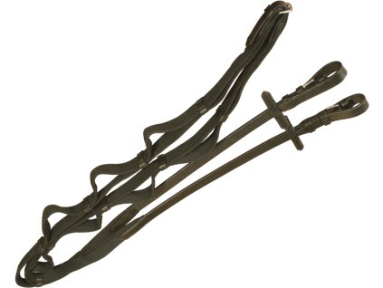 Plátěné honební otěže s oky Kentaur