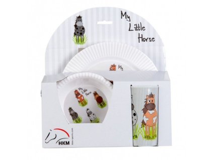 HKM Little Horses tridilny snidanovy set 1609202214591261803