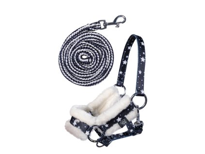 Ohlávka s vodítkem pro HOBBY HORSING  více krásných barev