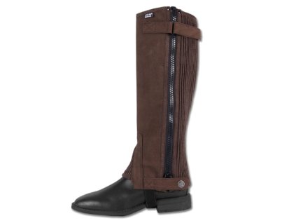 Minichaps ELT syntetická kůže hnědá