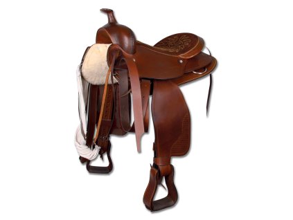 Celokožené westernové sedlo WALDHAUSEN