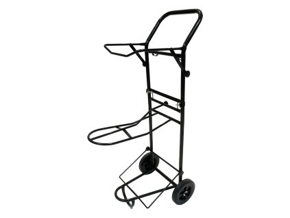 Vozík na sedlo a příslušenství Waldhausen, kov (Barva černá)