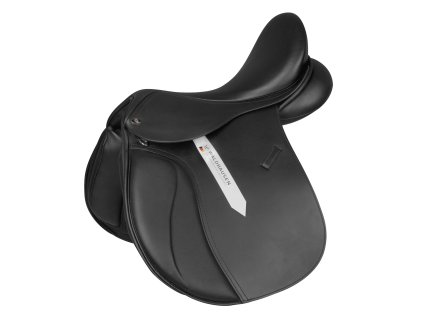 Univerzální sedlo Premium, kůže (Barva černá, Velikost 17,5"/44 cm)