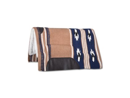 Podsedlová dečka westernová Utah Waldhausen (Barva béžová/navy)