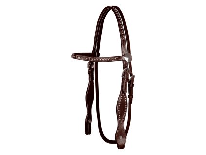 Uzdečka westernová Kansas Waldhausen (Barva hnědá)