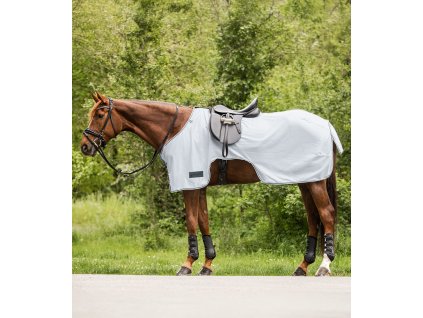 Deka bederní proti hmyzu síťovaná Protect Waldhausen (Barva stříbrná šedá/šedá, Velikost 115 cm)