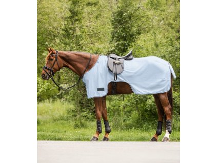 Deka bederní proti hmyzu síťovaná Protect Waldhausen (Barva světle modrá/noční modrá, Velikost 115 cm)