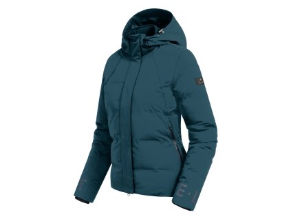 Dámská zimní výkonnostní jezdecká bunda Ohio (Barva petrolejově modrá, Velikost L)