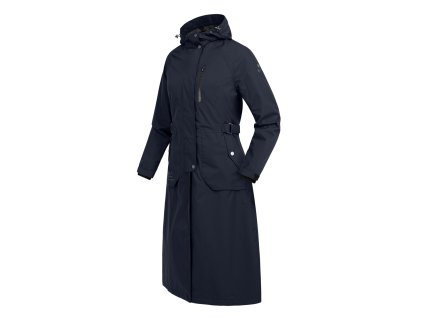 Kabát jezdecký nepromokavý Fehmarn ELT Waldhausen (Barva tmavě modrá, Velikost L)