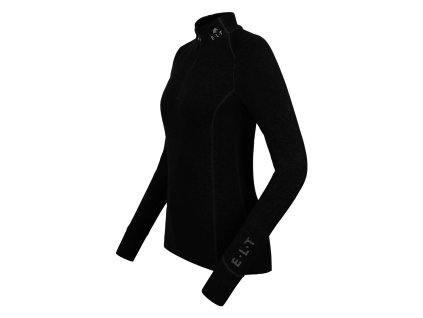 Milano Funkční košile na zip (Barva černá, Velikost L)