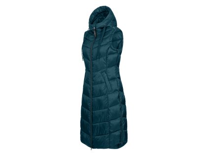Lehká dlouhá vesta Ostende (Barva petrolejově modrá, Velikost L)