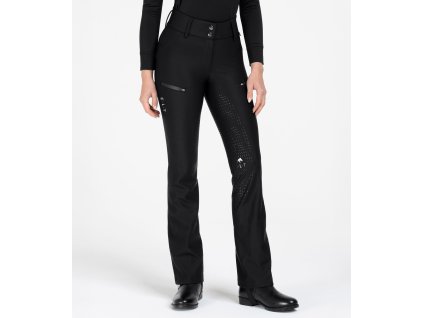 Funkční jezdecké kalhoty - pantalony Olivia, Silikon (Barva černá, Velikost D34)
